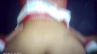 hey, check out this glasses girl getting fucked behind scenes pov