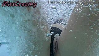 hey i flash my pussy to this student at the public pool he gropes and fingers me to orgasm so risky!!