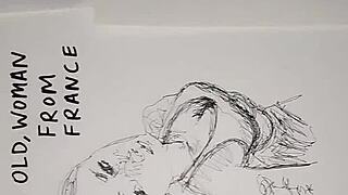 whoa just sketched tits then came all over for that cum finish 💦