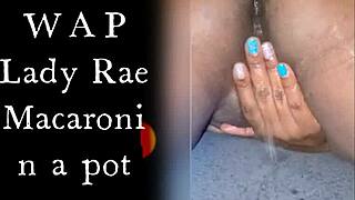 Lady Raex's juicy wet ass and shaved pussy drip with desire