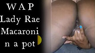 Lady Raex's juicy wet ass and shaved pussy drip with desire