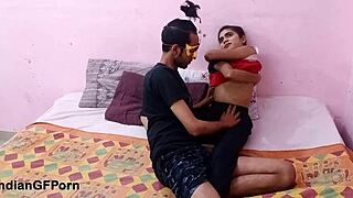 Skinny Indian Teen's Soft Sex Turns Rough with Boyfriend?