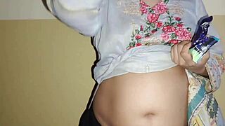 Stepsister Teases with Massive Natural Tits