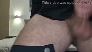 Sensual Guy Strokes Cock POV