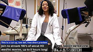 yasmine woods' shaved pussy blasted close-up with hot cum