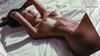 portuguese hottie savors two thick cocks in amateur threesome