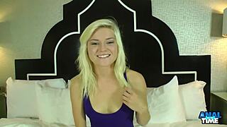 Chloe Foster's Petite Shaved Body Takes Intense Anal Creampie Pounding in Bedroom