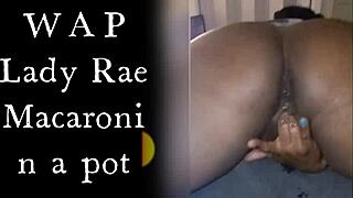 Lady Raex's juicy wet ass and shaved pussy drip with desire
