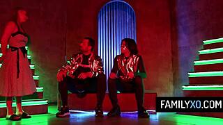 in this fallout cosplay gypsy rose lures stepfamily into wild threesome