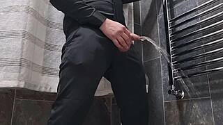 Sensual Guy Strokes Cock POV