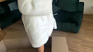 Raw Thrill of Extreme Deepthroat DP Anal on Fur-Coated Cyber Sex Doll