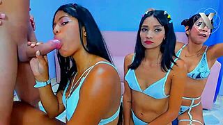 hot latinas throat destroyed rough deep monster cock