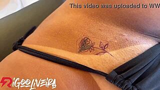 Blonde Teen Pays Tattoo with Smooth Tight Pussy Action. Crazy Alternative Ride