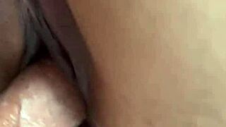 Vacation fling bangs friend's Filipina milf doggy