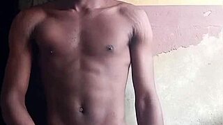 check out this black african dude stroking his monster cock to orgasm