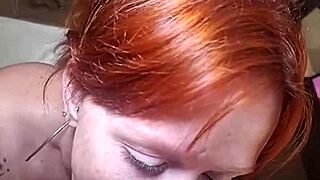redhead webcam swallows cousin cock spanked ass takes cum smiling