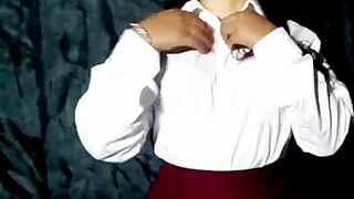 Horny Mexican Schoolgirl Masturbates Outdoor for Favorite Teacher After School Creampie