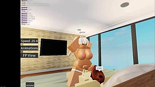 i can't stop fucking this big-tit bunny in roblox