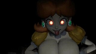 Possessed Daisy wraps big tits around monster cock for titty fuck