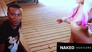 blonde baddie bunny stuffed bbc both ends gazebo outdoor mmf cum