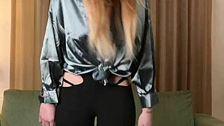 ohh shooting with hazel ash in tight yoga pants leggings feels amazin