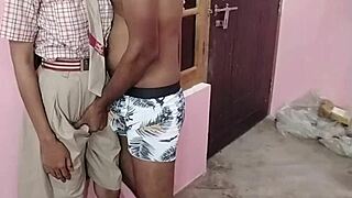 ohh my indian schoolgirl, boyfriend's big cock fucks you so village style... wait ranch quickie