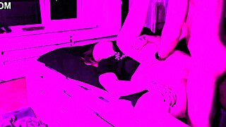 Muscular bodybuilder licks tight teen pussy before rough missionary pounding