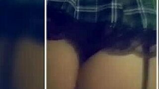 hey make me your slut schoolgirl begging for cock ends up single shot