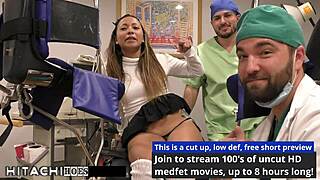 Melany Lopez Mandatory Hitachi Orgasm Exam by Doctor