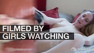 chubby envy squirms in bliss hitting climax with hitachi on her fat clit