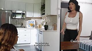 avery jane soaks wet screaming in first angry interracial tit fight 💦😡