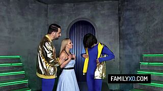 in this fallout cosplay gypsy rose lures stepfamily into wild threesome