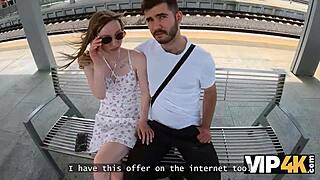 sexy czech babe sucks off gastarbeiter for cash in steamy office