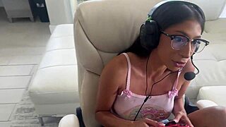 i couldn't resist fucking my nerdy latina step sis sona bella raw creampie pov