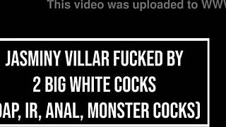 brazilian ebony princess jasminy villar gapes prolapse atm from 2 huge white cocks dap interracial wmbw anal ball deep