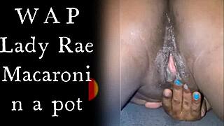 Lady Raex's juicy wet ass and shaved pussy drip with desire