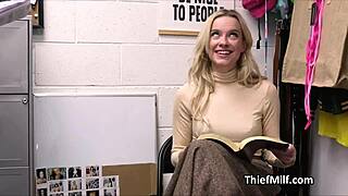 hidden cam catches horny oiled cougar pounding pussy with dildo on desk