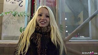 german teen from dresden drops drawers for cash anal pounding at scout casting