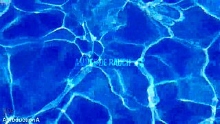 Underwater pussy fuck golden shower facial blasts Australian chick!