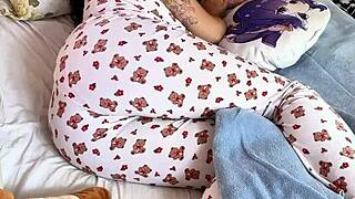 Chubby Brazilian ebony rips loud farts in daily homemade clips