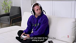 Desperate milf trains incel stepson pussy fucking!