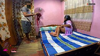 Indian stepmom aarohi eesha moans for massage turning to pussy pound full flick