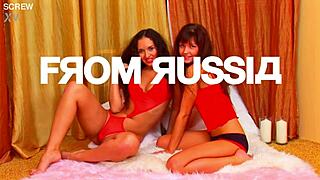 Russian Lesbians Tease with Wet Tongues in Official Trailer
