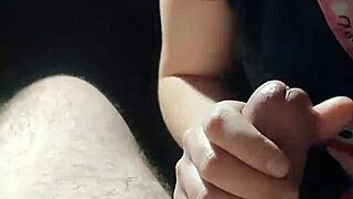 Korean babe hands lips massage my cock cum straight mouth