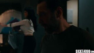 man that desperate milf drops to knees for sloppy office blowjob relief