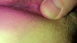 Polishing Girlfriend's Swollen Clit Till It Creaks Close-Up