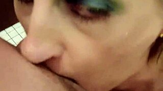 German milf sandra smothers with deepthroat facefuck 😈🤤💦