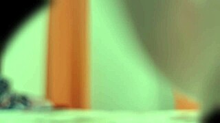 spying on hot sensual latina stepsis miranda in miniskirt undressing