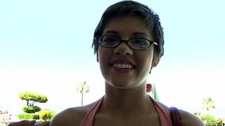 Sweet Schoolgirl Delivers Beauty Blowjob on Teacher's Big Cock
