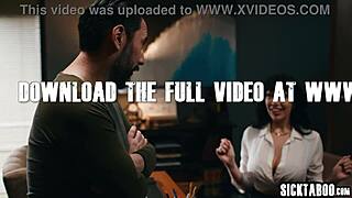 man that desperate milf drops to knees for sloppy office blowjob relief